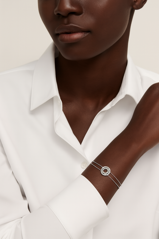 Eyana Moissanite Bracelet in 925 Sterling Silver