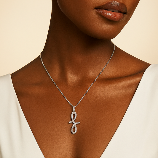 3D Oiza Infinie Pendant Necklace in 18K Gold