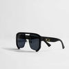 BOZ Pathfinder Sunglasses black angular frame with UV protection and sleek design