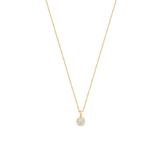 Everyday Natural Diamond Necklace in 18KT Gold