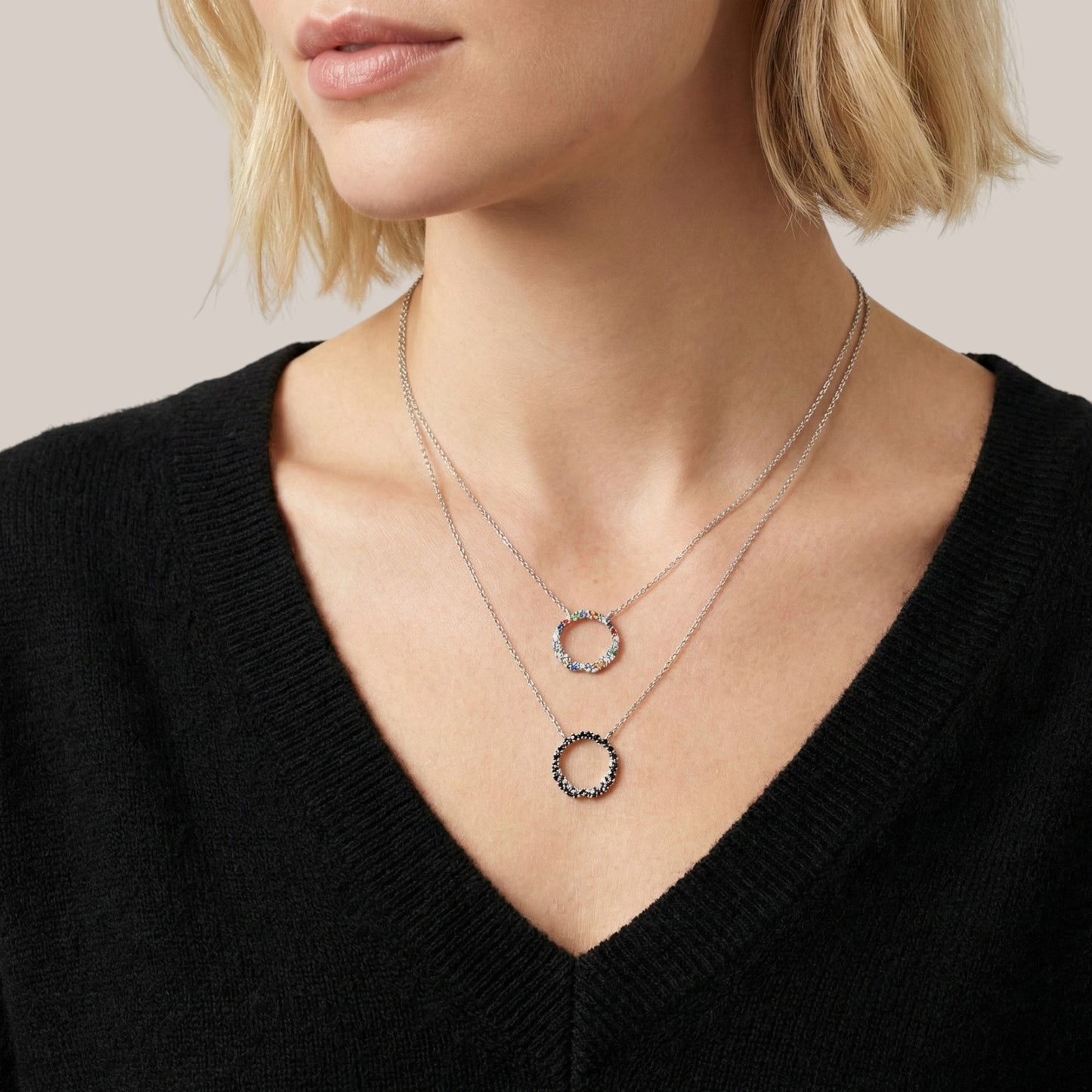 BOZ Forever CZ Necklace In 925 Sterling Silver