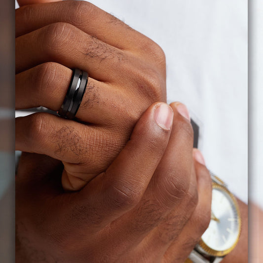 Midline Black Tungsten Band