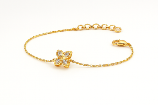 Nora Diamond Tennis Bracelet in 18Karat Gold