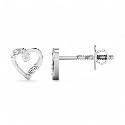 Vivra Natural Diamond Earrings in 18K Gold