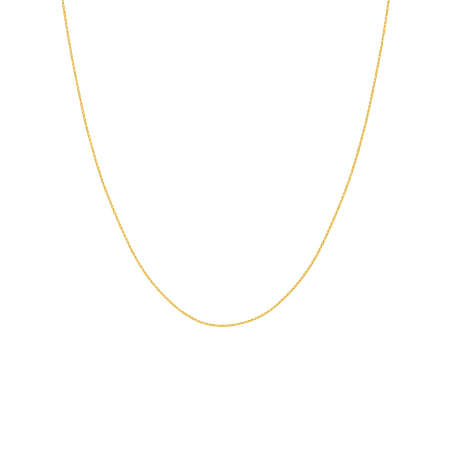 Wheat Chain in 18KT Gold