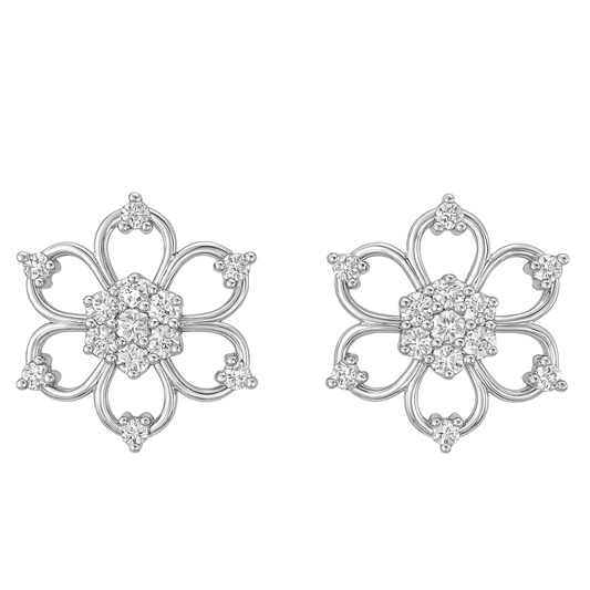 Rita Diamond Studs in 18K Gold